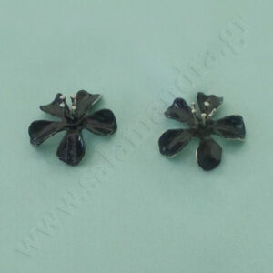 Sterling silver earrings with enamel