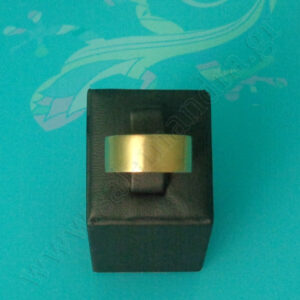 Gold plated sterling silver ring