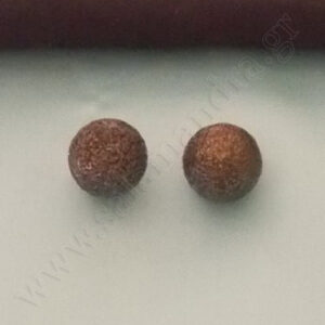 Black rhodium plated sterling silver earrings